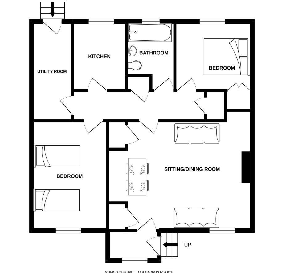 Moriston Cottage ล็อคคาร์รอน ภายนอก รูปภาพ